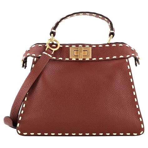 fendi selleria bag with horse|Fendi peekaboo bag sale.